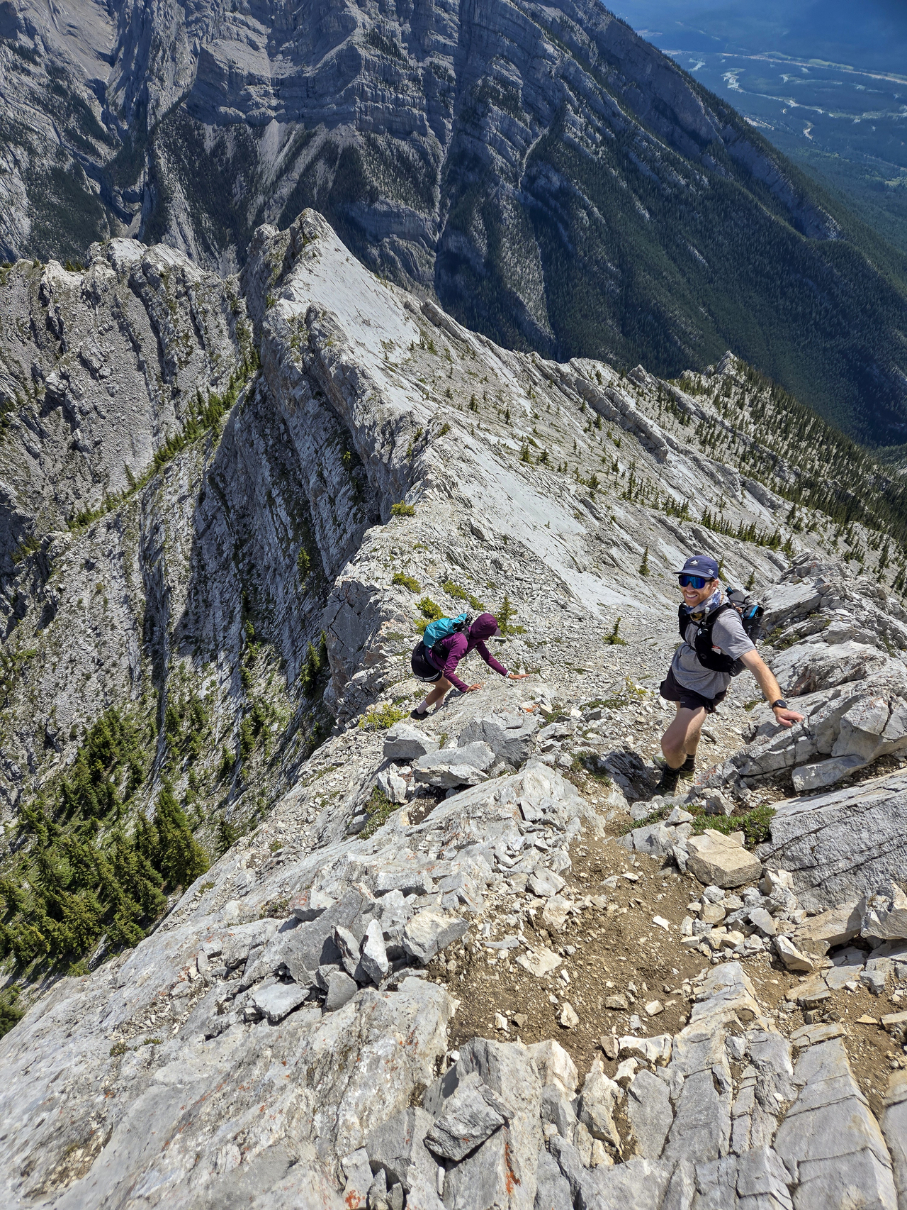 Two on the SE ridge