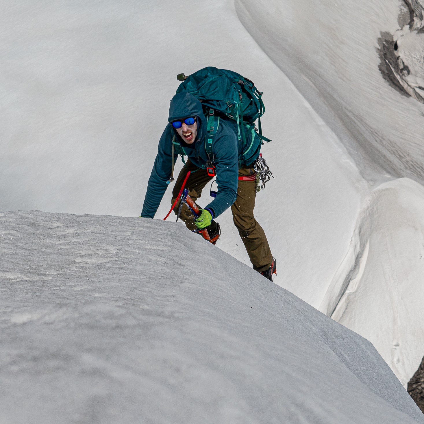Devan on snowpack 2